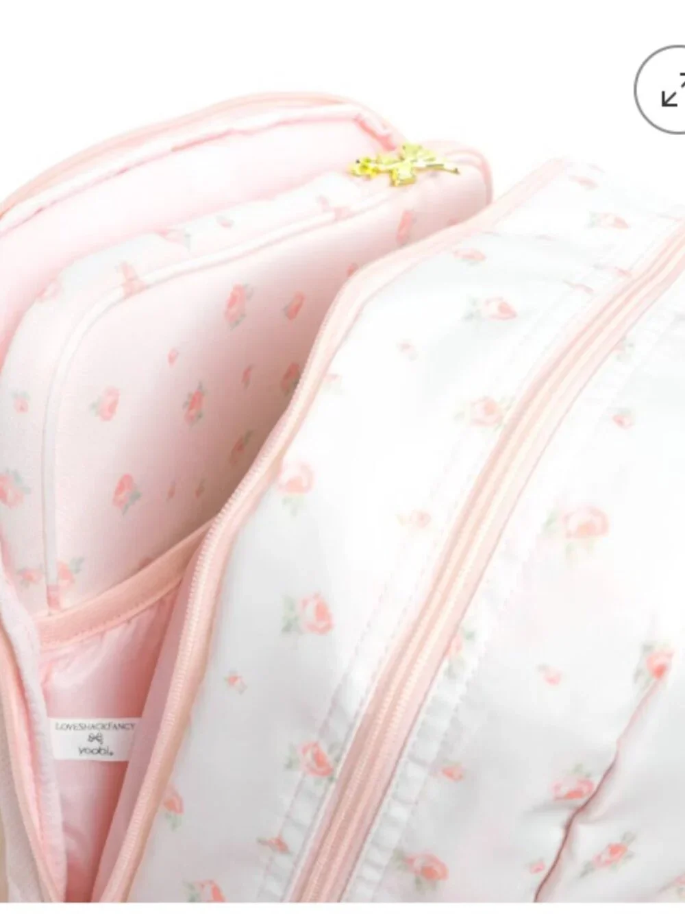 NEW LoveShackFancy x Target -Yoobi Blooming Heirloom Ditsy Backpack Ballet Bloom
